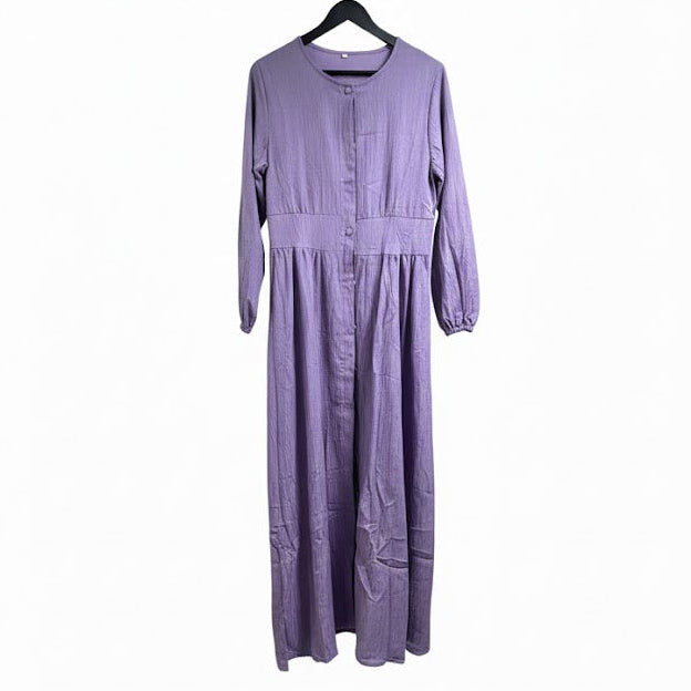 Womens Crinkle Texture Button Dress 628882 Womens Crinkle Texture Button Dress 628882