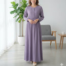 Womens Crinkle Texture Button Dress 628882 - TUZZUT Qatar Online Shopping