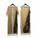 Women's Stylish Two-Piece Bamboo Print Set 307196 - TUZZUT Qatar Online Shopping