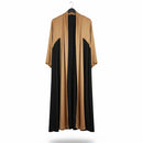Women Open Two-Tone Color Block Abaya S5093131 - TUZZUT Qatar Online Shopping