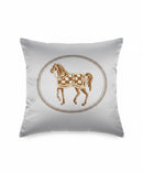 Horse Design Cushion Cover S4561303 - TUZZUT Qatar Online Shopping