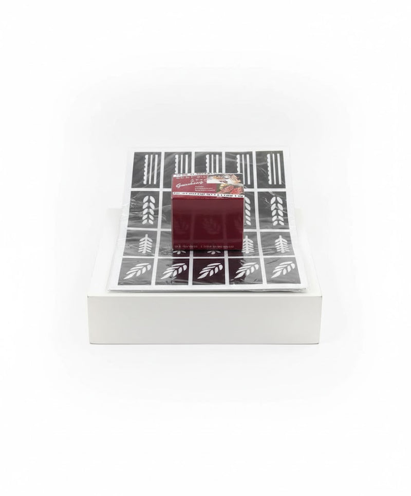 Guosheng Semi-permanent Tattoo Cream and Stencils 183511