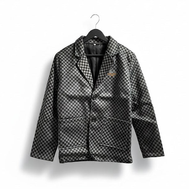 Men's Traditional blazer styling with a simple two-button front 814733