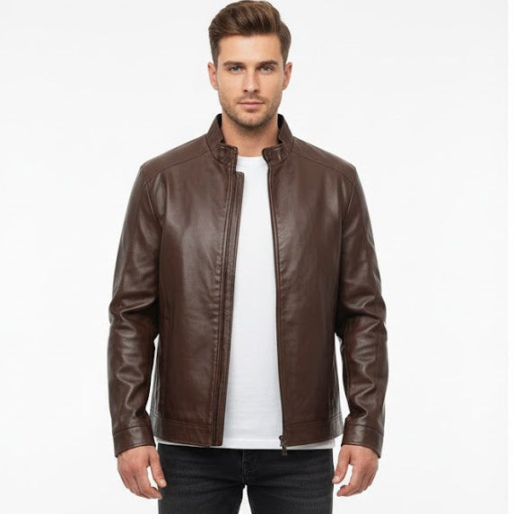 Pierre Cardin Leather Jacket Men's J2458 Pierre Cardin Leather Jacket Men's J2458