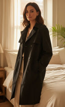 Avant-Garde Drape Coat for Women's 25471