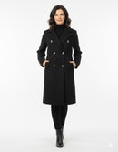 Vintage Double-Breasted Wool Coat WC265
