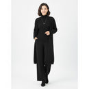 3-Piece Women Cardigan Suit Set Black 98498
