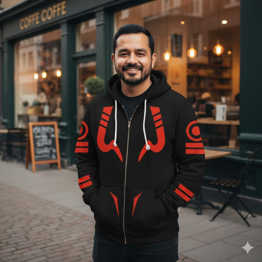 Long Sleeve Anime Hoodie AH37 Long Sleeve Anime Hoodie AH37