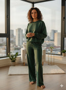 Women's Oversized Crewneck Sweater Pants S4737656