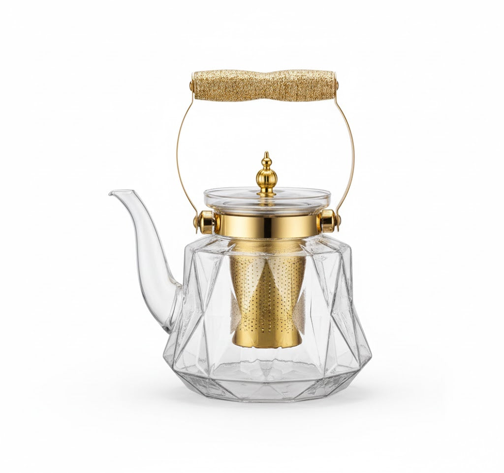Glass Teapot Tea Maker Kettle 1.2 L LX12 Glass Teapot Tea Maker Kettle 1.2 L LX12
