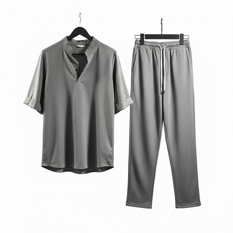 Men's Versatile Grey Co-Ord Set 623937