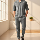 Men's Versatile Grey Co-Ord Set 623937