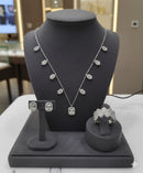 Trinket Necklace Earrings and Finger Ring Set S4596696