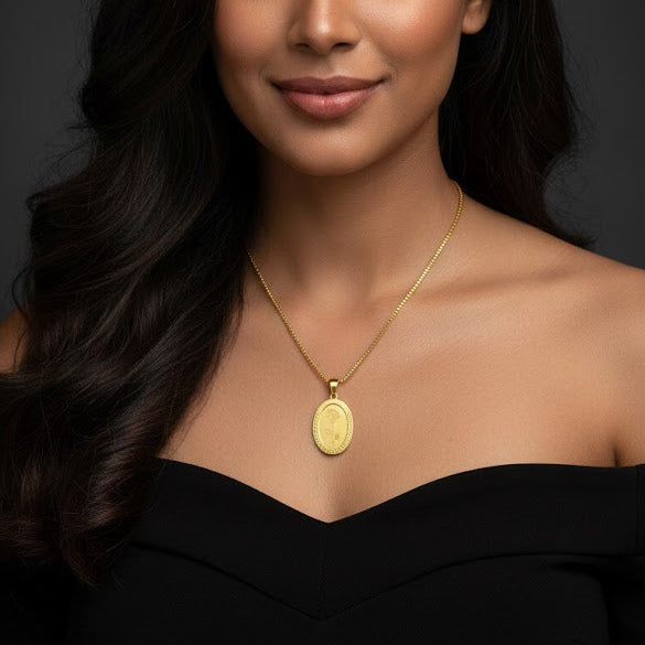 Lucky Clover Gold Necklace LU666 Lucky Clover Gold Necklace LU666