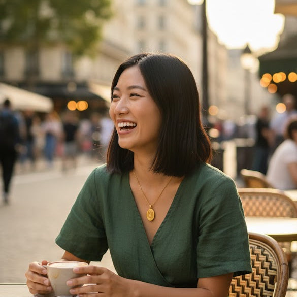 Lucky Clover Gold Necklace LU666