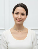 Crystal & Pearl Beaded Choker Necklace S4595850