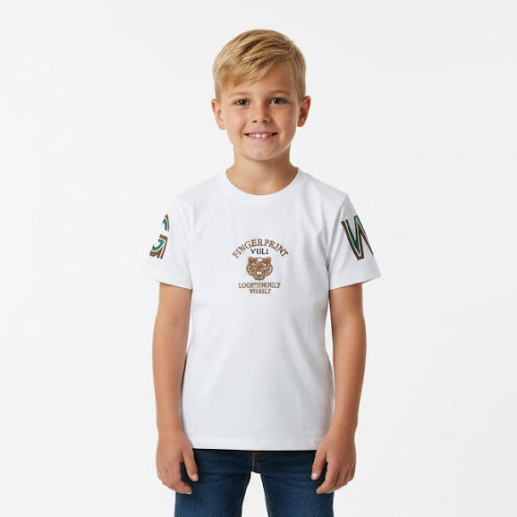 New Summer Minnie Kids White T-shirt B745214 New Summer Minnie Kids White T-shirt B745214