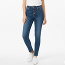 Women High waist Slim Fit Stretchable Denim Jeans J41369 - TUZZUT Qatar Online Shopping