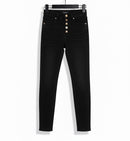 Women High waist Slim Fit Stretchable Denim Jeans J41369 - TUZZUT Qatar Online Shopping