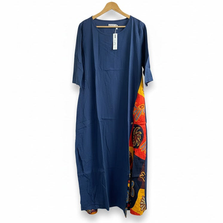 Women's New Trend Print Long Dress 1214575 - TUZZUT Qatar Online Shopping