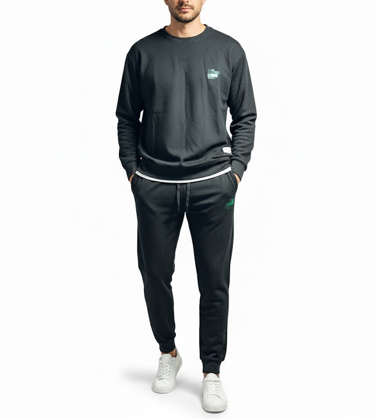 Men's Tracksuit Fashion Sweatsuits 2 Piece Set S2230125 - TUZZUT Qatar Online Shopping
