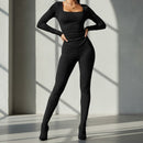 Women's Yoga Long Sleeve Jumpsuit   B-236940 - TUZZUT Qatar Online Shopping