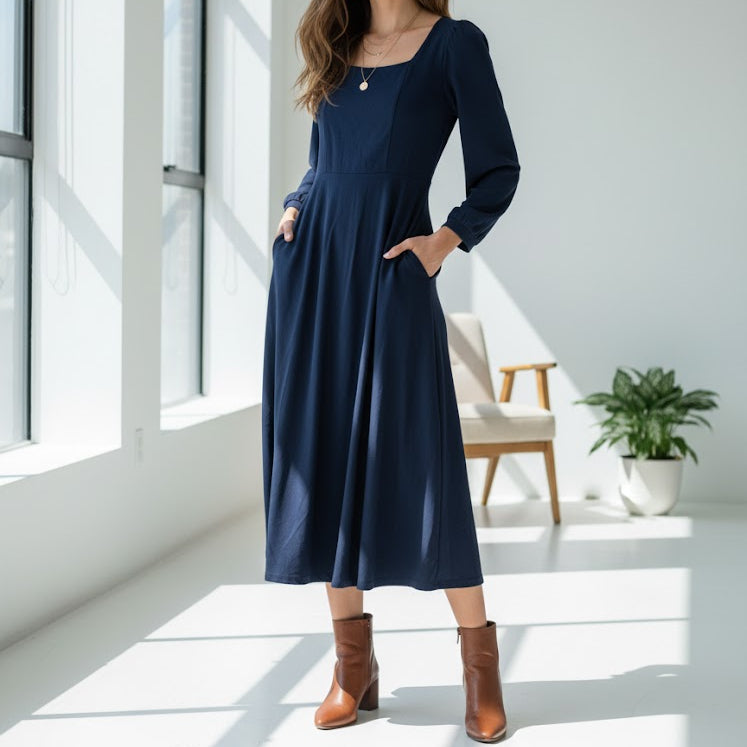 Women's New Style Women's Dress M S758736 - TUZZUT Qatar Online Shopping