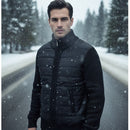 Men's Winter Black Lightweight Jacket B8105 - TUZZUT Qatar Online Shopping