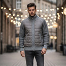 Men's Winter Black Lightweight Jacket B8105 - TUZZUT Qatar Online Shopping