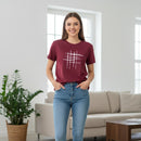 Women's Lines Print  T-Shirts L 458326 - TUZZUT Qatar Online Shopping
