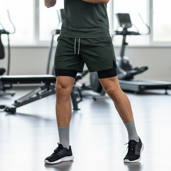 Men's Training Fitness Sport Jogging Gym Short 3784521 - TUZZUT Qatar Online Shopping