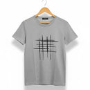 Women's Lines Print  T-Shirts L 458326 - TUZZUT Qatar Online Shopping