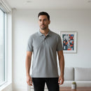 Men's classic and versatile light gray tshirt 5623210 - TUZZUT Qatar Online Shopping