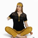 Women's Sleepwear Sophisticated Leopard Set W754 - TUZZUT Qatar Online Shopping