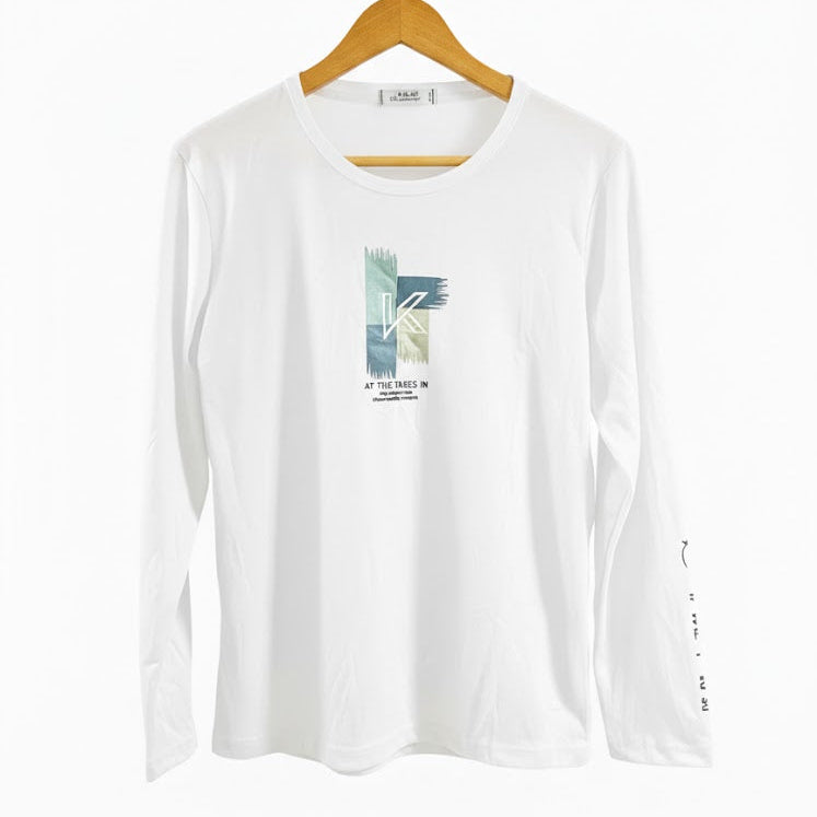 Men's Mountain Graphic Long-Sleeve T-shirt 1557001 - TUZZUT Qatar Online Shopping