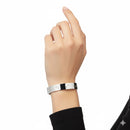 LOVE Bracelet White Gold Open CR075 - TUZZUT Qatar Online Shopping