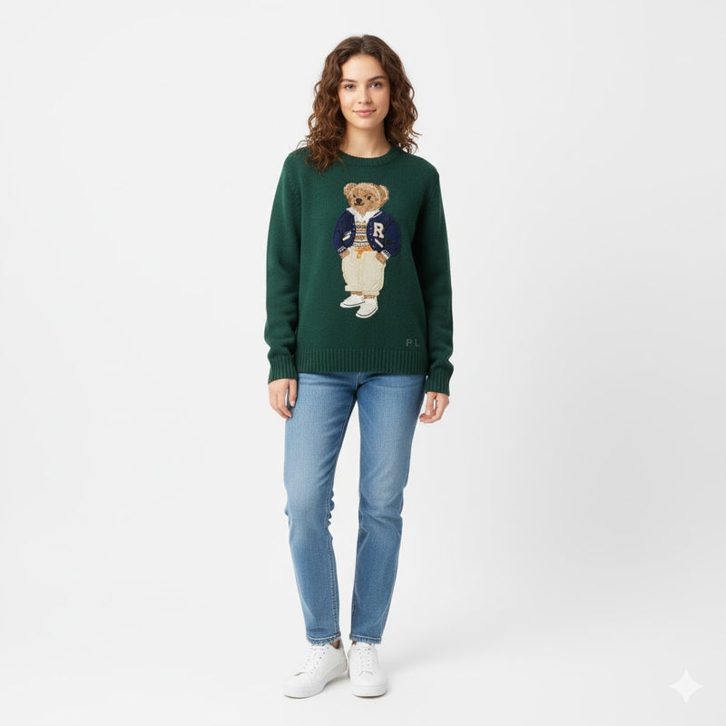 Bear Knit Sweater 7014468 - TUZZUT Qatar Online Shopping