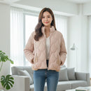 Women's Padded Coat Solid Color Down Jackets KS-7412