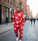 Denim Tears Tracksuit Red B-8476