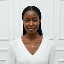 Love Heart Gold Pendant Women Necklace L88