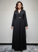 Women Muslim Party Abaya Ramadan Cardigan Pleated Long Dress B-309261 - TUZZUT Qatar Online Shopping