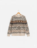 Vintage Pattern Knit Jumper J11 - TUZZUT Qatar Online Shopping