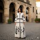 Ethnic Vintage Pattern Print Loose Long Dress 134146 - TUZZUT Qatar Online Shopping