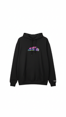 Black Hoodie Graphic Sweatshirt S2604394 - TUZZUT Qatar Online Shopping