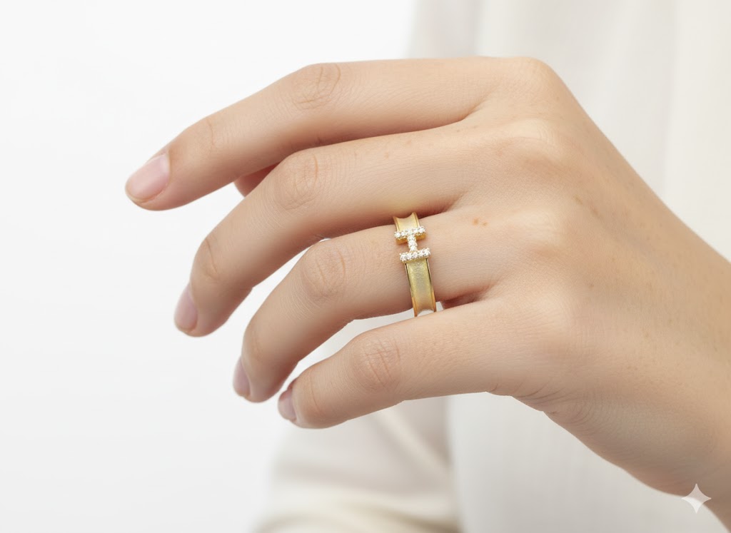 Alphabet Fashion Finger Ring FR004