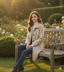 Womens Soft Comfortable Wool Coat 164701 - TUZZUT Qatar Online Shopping