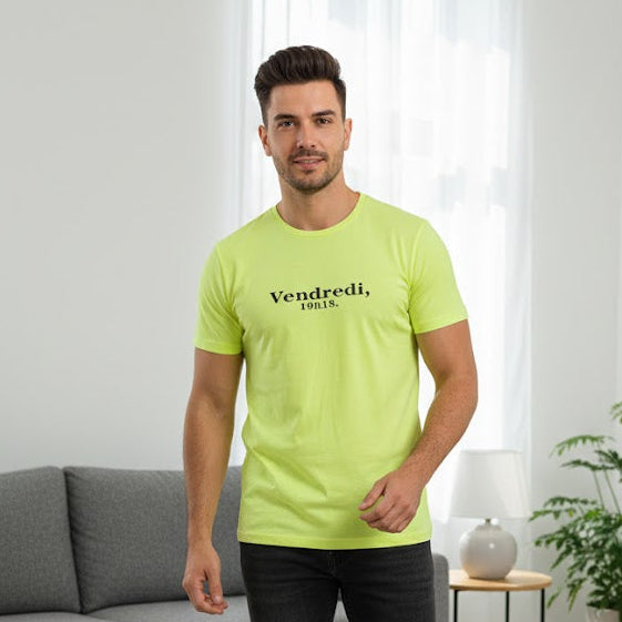 Men's Fluoro French Flair Tshirt 7002933