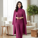 Women 3 Pcs/Set Sweater Coat Vest Pants Sweater - TUZZUT Qatar Online Shopping