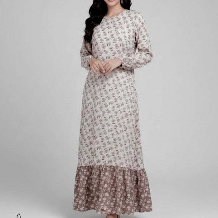 Women's Fashion New Long Dress B0021987 - TUZZUT Qatar Online Shopping