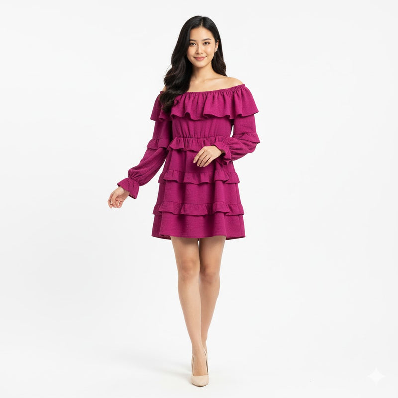 Women's New Trendy Party wear Dress- 6112156 - TUZZUT Qatar Online Shopping